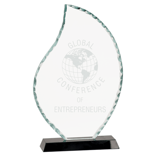 Flame Facet Glass Award