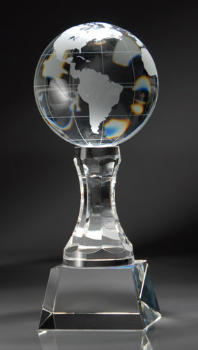 Globe Crystal on Stand