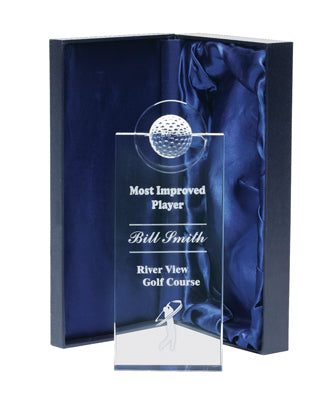 Golf Circle on Tower Crystal Award