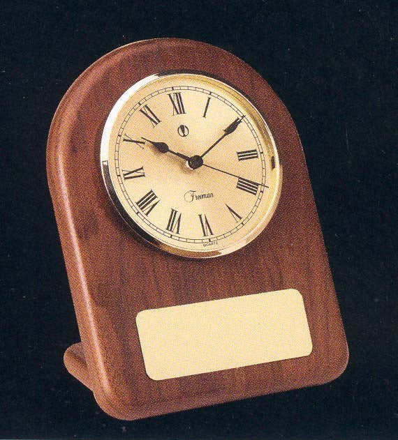 Solid Walnut Desk Clock