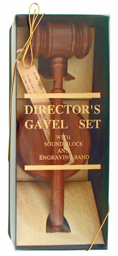 Directors Gavel Set