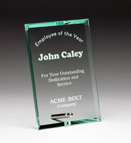 Desk Stand Glass Award