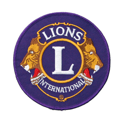 Lions Club Patch - Purple