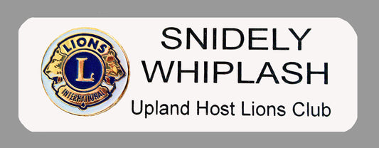 Lions Club Sleek Name Badge