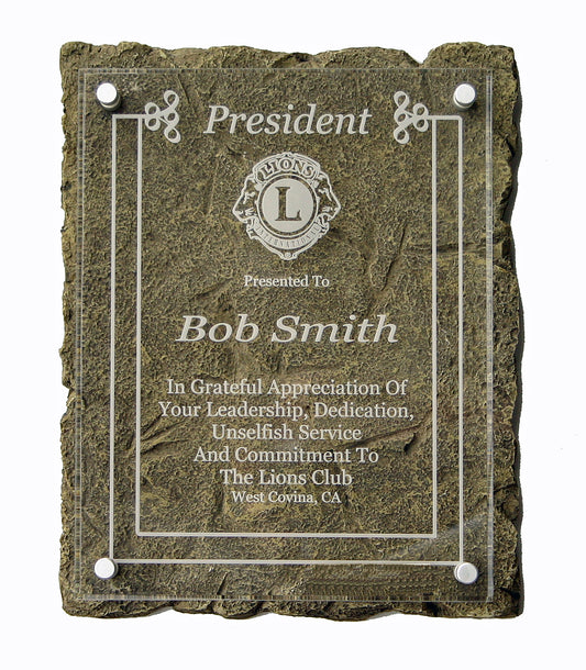 Presidents Appreciation Plaque