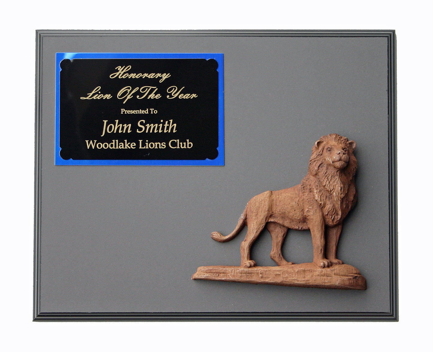 Lion of the Year Plaque