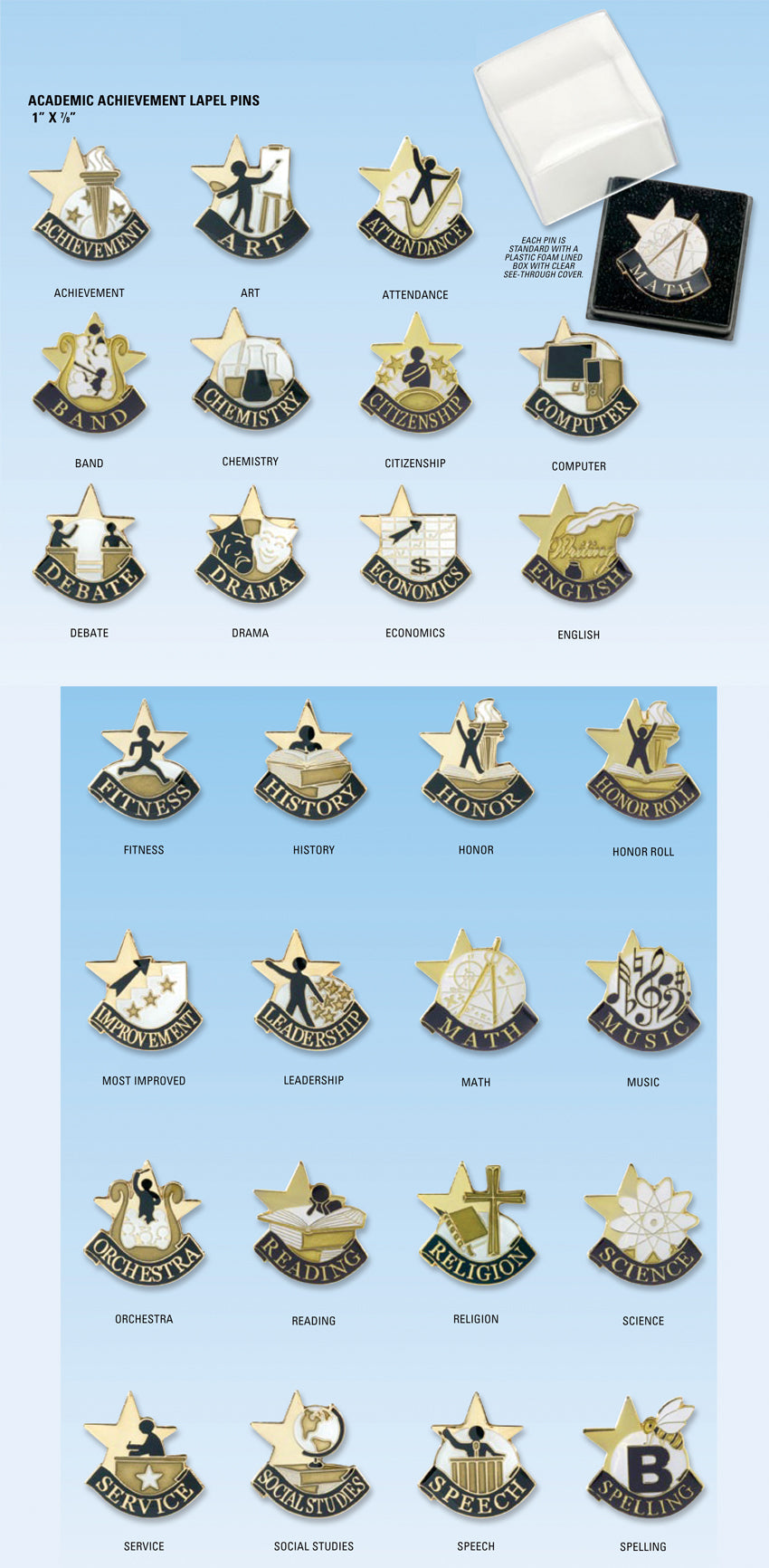 Trophy Pin Best prices for trophies, awards, plaques, and engraving – Trophy Center US