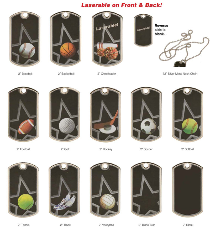 Laserable Dog Tags