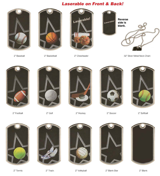 Laserable Dog Tags