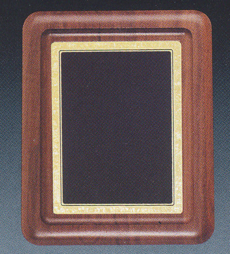 Silhouette Walnut Plaque