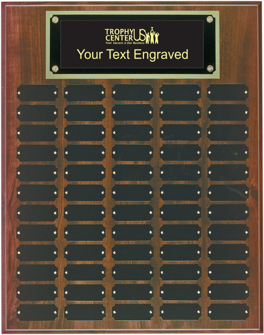 Cherry Finish Perpetual Plaque II