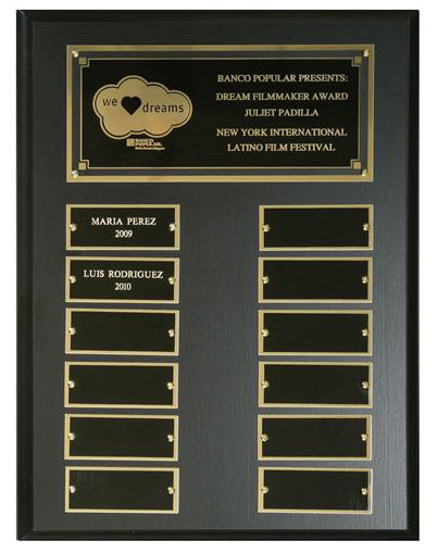 Matte Black Perpetual Plaque