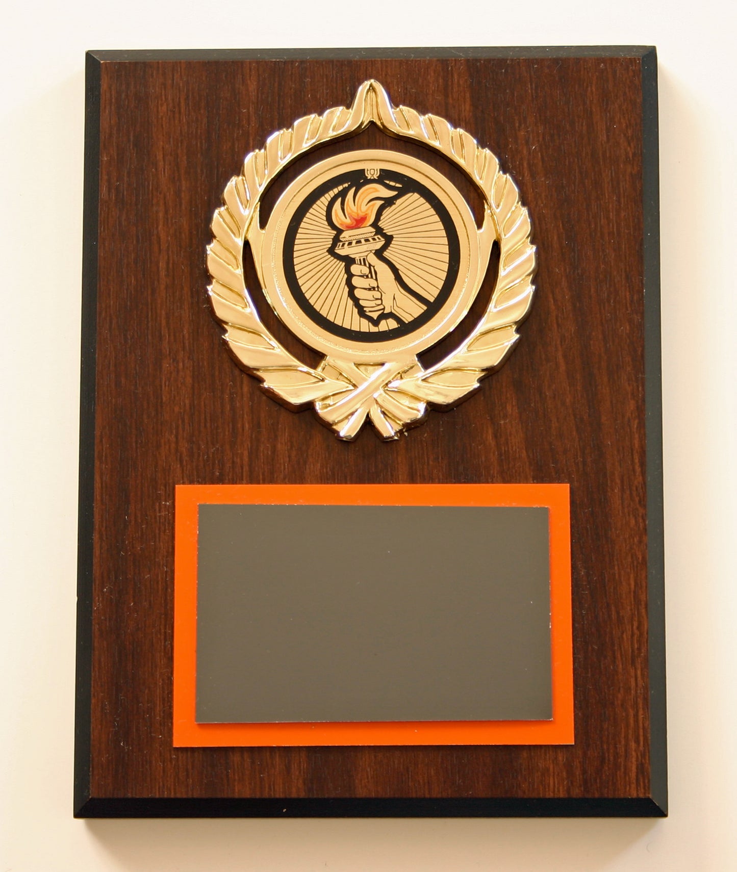 Walnut Finish Victory Plaque